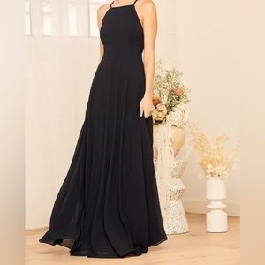 Mythical Kind of Love Black Maxi Dress Size Small